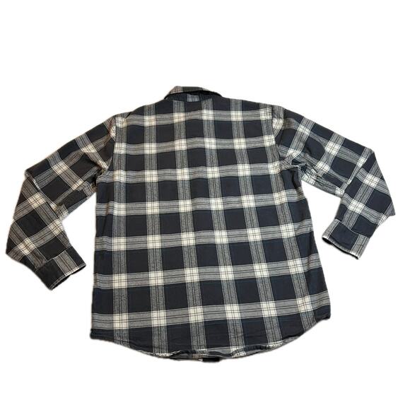 Timberland Pro Men's Plaid Flannel Button Up Shirt Size Medium Workwear Casual - Picture 2 of 10